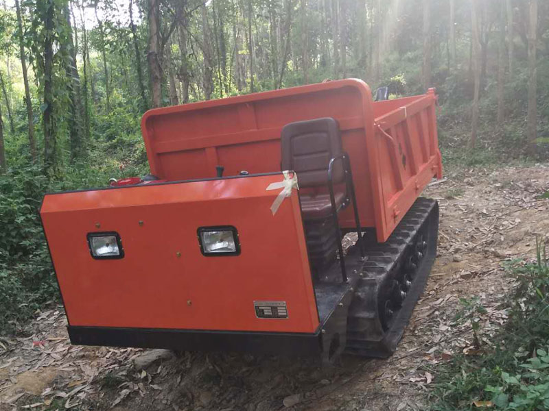 D223農用履帶運輸車下陡坡
